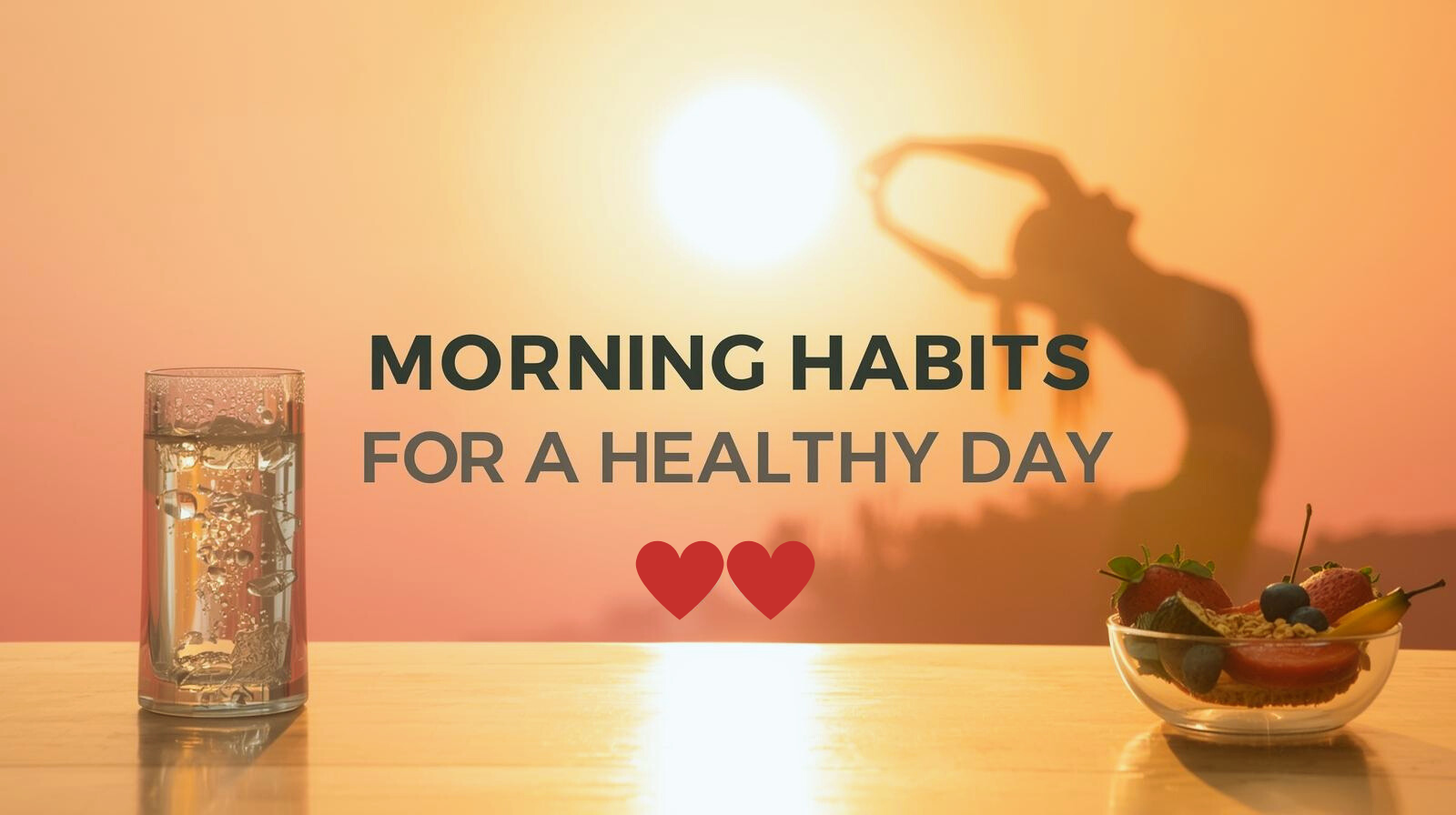 MORNING HABITS FOR A HEALTHY DAY