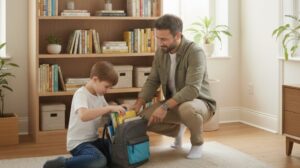 Parents helping children build responsibility and emotional confidence at home