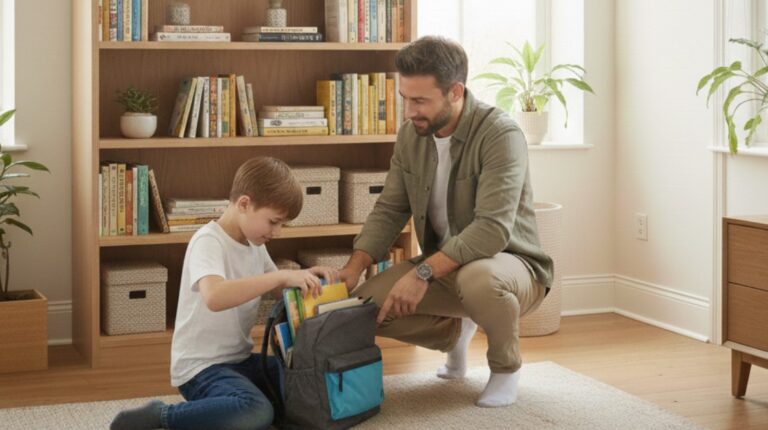 Parents helping children build responsibility and emotional confidence at home