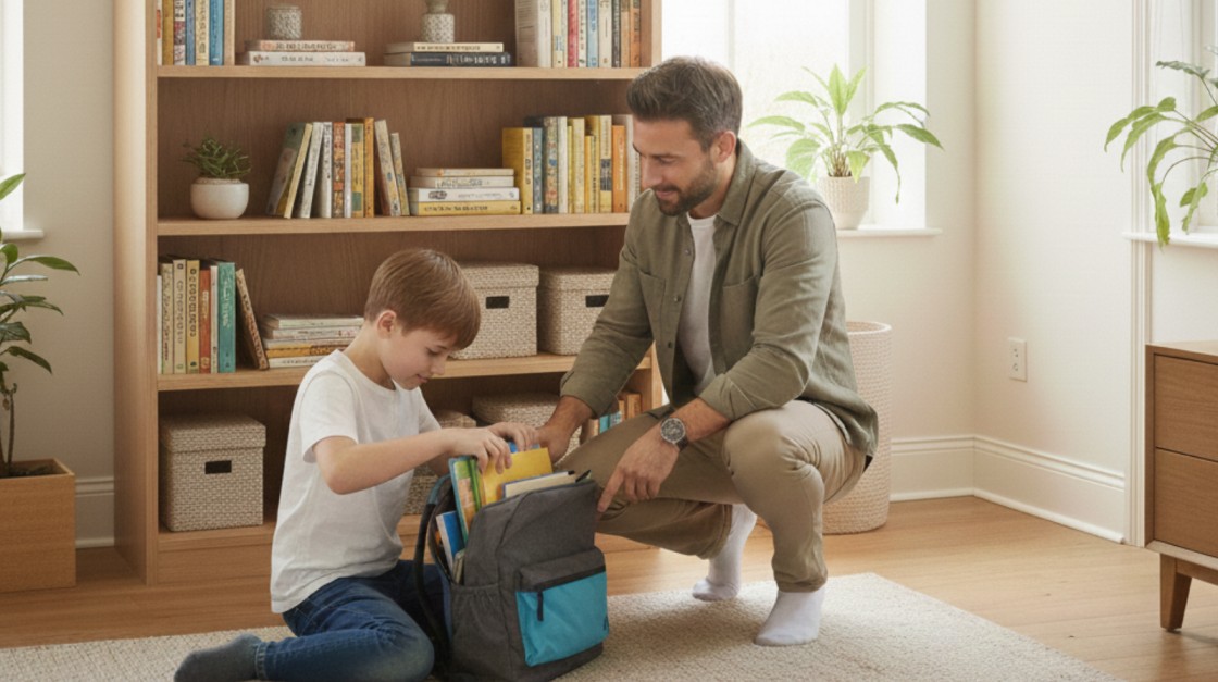 Parents helping children build responsibility and emotional confidence at home