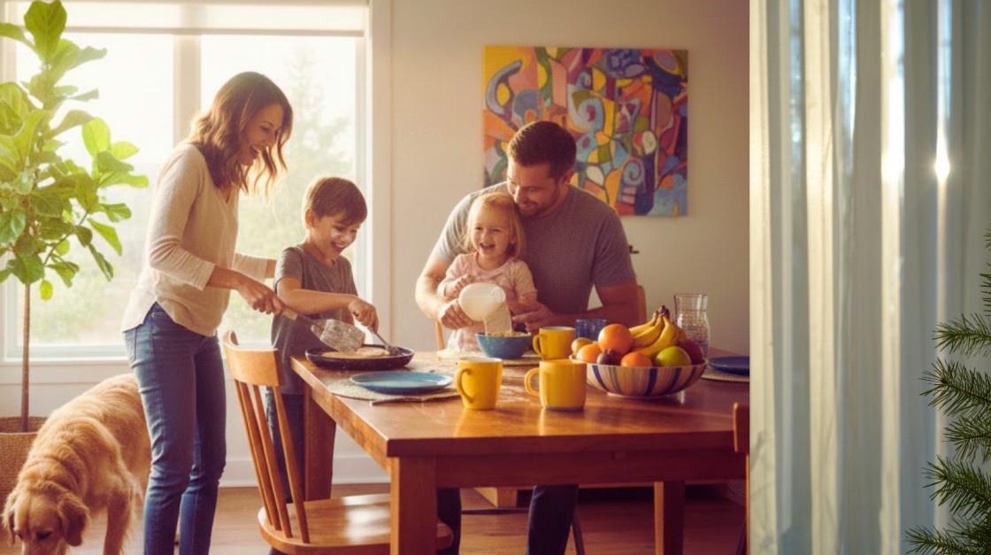 Simple morning routines for parents creating a calm and peaceful start to the day